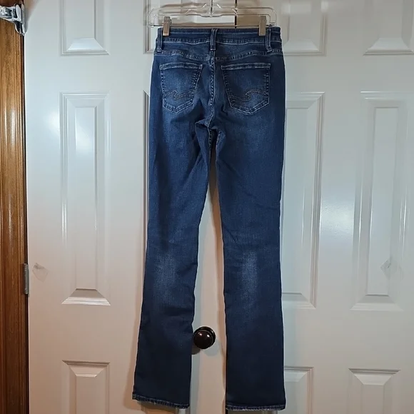 Silver Jeans Co. Suki Mid Rise Slim Bootcut Jeans 25x35 Tall Curvy Fit Y2K - Picture 4 of 5